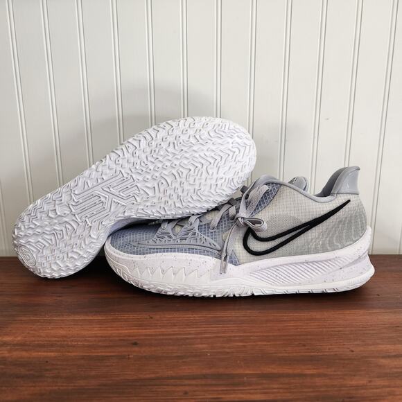 Nike Size 14.5M/16W Kyrie Low 4 TB Promo‎ Wolf Grey/Black New - Picture 9 of 13